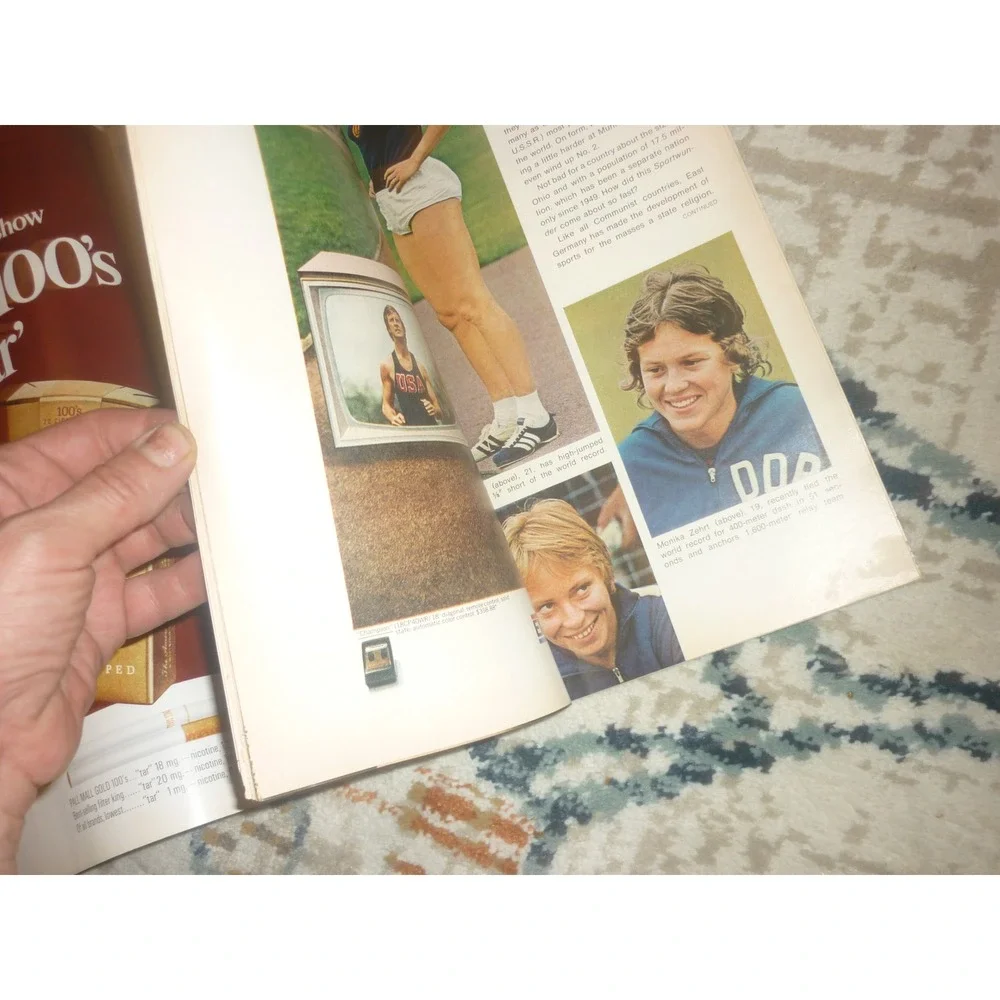 Vintage LIFE Magazine August 18 1972 Mark Spitz Munich Olympics Preview Ads